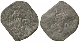 ZECCHE ITALIANE - NAPOLI - Filippo III (1598-1621) - Tornese 1611 P.R. 46; MIR 222/3 NC (AE g. 4,01)

qBB