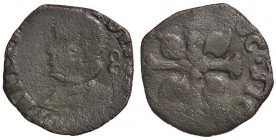 ZECCHE ITALIANE - NAPOLI - Filippo IV (1621-1665) - 3 Cavalli 1636 P.R. 121; MIR 275/4 RRRR (CU g. 2,41)

meglio di MB