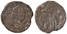 ZECCHE ITALIANE - NAPOLI - Carlo II, secondo periodo (1675-1700) - Tornese 1680 P.R. 66; MIR 308/4 CU

qBB
