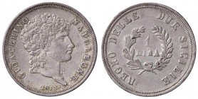 ZECCHE ITALIANE - NAPOLI - Gioacchino Murat (secondo periodo, 1811-1815) - Lira 1813 P.R. 17; Mont. 504/509 AG

qSPL