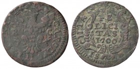 ZECCHE ITALIANE - PALERMO - Carlo II (1674-1700) - Grano 1700 Spahr 84; MIR 497/3 CU

qBB