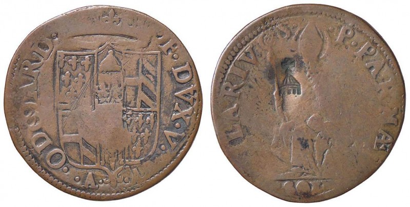 ZECCHE ITALIANE - PARMA - Odoardo Farnese (1622-1646) - Soldo CNI 97/107; MIR 10...