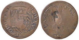 ZECCHE ITALIANE - PARMA - Odoardo Farnese (1622-1646) - Soldo CNI 97/107; MIR 1022 CU Con contromarca

Con contromarca

MB