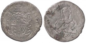 ZECCHE ITALIANE - PARMA - Ranuccio II Farnese (1646-1694) - 5 Soldi CNI 79/88; MIR 1044 MI

meglio di MB