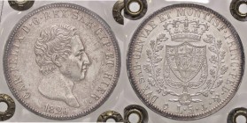 SAVOIA - Carlo Felice (1821-1831) - 5 Lire 1826 G Pag. 70; Mont. 62 AG Sigillata Gianfranco Erpini

Sigillata Gianfranco Erpini

qFDC/FDC