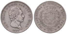 SAVOIA - Carlo Felice (1821-1831) - 5 Lire 1830 G Pag. 78; Mont. 71 AG

qBB
