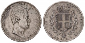SAVOIA - Carlo Alberto (1831-1849) - 5 Lire 1836 G Pag. 239; Mont. 115 AG Colpetto

Colpetto

MB-BB