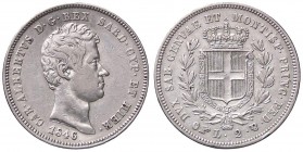 SAVOIA - Carlo Alberto (1831-1849) - 2 Lire 1846 T Pag. 285; Mont. 160 RR AG

qBB/BB