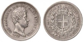 SAVOIA - Carlo Alberto (1831-1849) - 25 Centesimi 1833 T Pag. 332; Mont. 206 R AG

qSPL