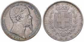 SAVOIA - Vittorio Emanuele II (1849-1861) - 5 Lire 1854 G Pag. 377; Mont. 49 R AG

meglio di MB