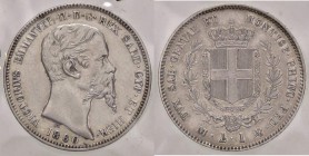 SAVOIA - Vittorio Emanuele II (1849-1861) - Lira 1860 M Pag. 416; Mont. 90 AG Sigillata Gianfranco Erpini

Sigillata Gianfranco Erpini

SPL/qFDC