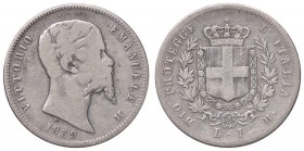 SAVOIA - Vittorio Emanuele II Re eletto (1859-1861) - Lira 1859 B Pag. 438; Mont. 110 R AG

MB