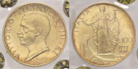 SAVOIA - Vittorio Emanuele III (1900-1943) - 100 Lire 1932 X Prora Pag. 648; Mont. 22 R AU Sigillata Aurora Bertrando

Sigillata Aurora Bertrando
...