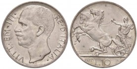 SAVOIA - Vittorio Emanuele III (1900-1943) - 10 Lire 1927 ** Biga Pag. 692a; Mont. 90 AG

SPL