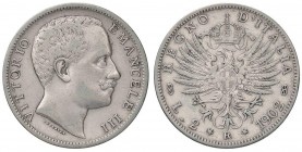 SAVOIA - Vittorio Emanuele III (1900-1943) - 2 Lire 1902 Aquila Pag. 726; Mont. 141 R AG Abilmente lavata

Abilmente lavata

qBB/BB