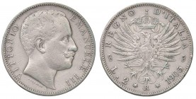 SAVOIA - Vittorio Emanuele III (1900-1943) - 2 Lire 1905 Aquila Pag. 729; Mont. 144 AG Colpetto

Colpetto

qBB