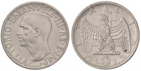 SAVOIA - Vittorio Emanuele III (1900-1943) - Lira 1936 XIV Impero Pag. 789; Mont. 218 R NI Segni al R/

Segni al R/

qSPL
