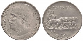 SAVOIA - Vittorio Emanuele III (1900-1943) - 50 Centesimi 1919 L Pag. 798; Mont. 235 NI

SPL
