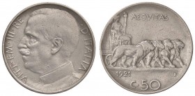 SAVOIA - Vittorio Emanuele III (1900-1943) - 50 Centesimi 1921 R Pag. 803; Mont. 240 NI

BB
