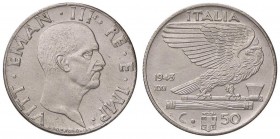 SAVOIA - Vittorio Emanuele III (1900-1943) - 50 Centesimi 1943 XXI Impero Pag. 826; Mont. 271 NC Ac

qFDC/FDC