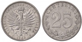 SAVOIA - Vittorio Emanuele III (1900-1943) - 25 Centesimi 1903 Pag. 828; Mont. 274 R NI

BB+