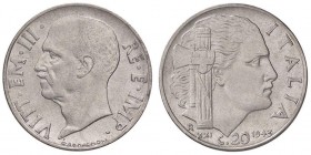SAVOIA - Vittorio Emanuele III (1900-1943) - 20 Centesimi 1943 XXI Impero Pag. 861; Mont. 318 Ac Impercettibile segnetto al ciglio

Impercettibile s...