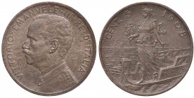 SAVOIA - Vittorio Emanuele III (1900-1943) - 5 Centesimi 1908 Prora Pag. 892; Mont. 360 R CU

qSPL