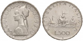 REPUBBLICA ITALIANA - Repubblica Italiana (monetazione in lire) (1946-2001) - 500 Lire 1961 - Caravelle Mont. 6 AG

FDC