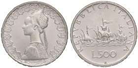 REPUBBLICA ITALIANA - Repubblica Italiana (monetazione in lire) (1946-2001) - 500 Lire 1989 - Caravelle Mont. 24 AG

FDC