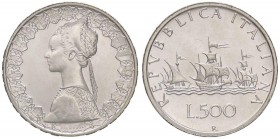 REPUBBLICA ITALIANA - Repubblica Italiana (monetazione in lire) (1946-2001) - 500 Lire 1990 - Caravelle Mont. 25 AG

FDC