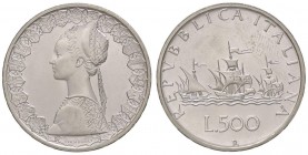 REPUBBLICA ITALIANA - Repubblica Italiana (monetazione in lire) (1946-2001) - 500 Lire 1992 - Caravelle Mont. 27 AG

FDC
