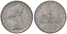 REPUBBLICA ITALIANA - Repubblica Italiana (monetazione in lire) (1946-2001) - 500 Lire Caravelle (AG g. 8,34) Falso d'epoca

Falso d'epoca

qBB