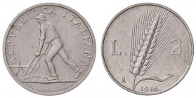REPUBBLICA ITALIANA - Repubblica Italiana (monetazione in lire) (1946-2001) - 2 Lire 1946 Mont. 3 R IT

BB+
