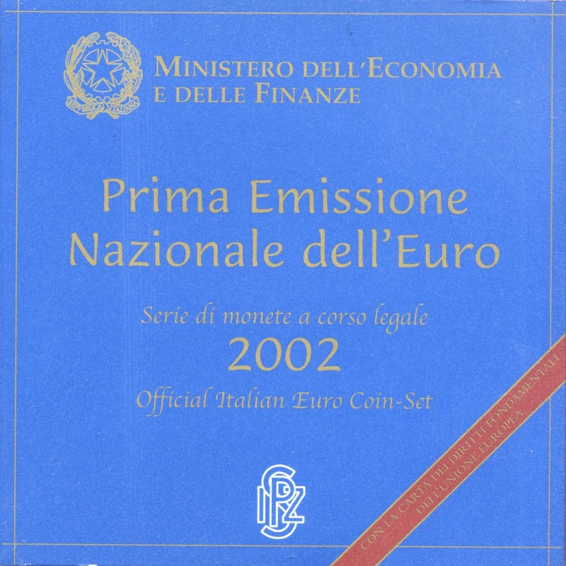 REPUBBLICA ITALIANA - Repubblica Italiana (monetazione in euro) (2002) - Serie z...