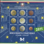 REPUBBLICA ITALIANA - Repubblica Italiana (monetazione in euro) (2002) - Serie zecca 2011 In confezione - 9 valori

In confezione - 9 valori -

FD...