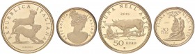 REPUBBLICA ITALIANA - Repubblica Italiana (monetazione in euro) (2002) - 50 e 20 Euro 2015 AU

FS