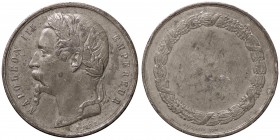 MEDAGLIE ESTERE - FRANCIA - Napoleone III (1852-1870) - Medaglia MB Opus: Caque Ø 50

qSPL