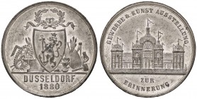 MEDAGLIE ESTERE - GERMANIA - Medaglia 1880 - Düsseldorf MA Ø 36

SPL-FDC