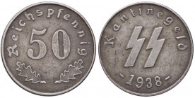 MEDAGLIE ESTERE - GERMANIA - Terzo Reich (1933-1945) - Gettone 1938 FE da 50 pfennig

da 50 pfennig -

SPL