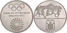 MEDAGLIE ESTERE - GERMANIA - Repubblica Federale (1949) - Medaglia 1972 - Olimpiade di Monaco (AG g. 42,08) Ø 55 Segnetti

Segnetti

FS