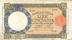 CARTAMONETA - BANCA d'ITALIA - Vittorio Emanuele III (1900-1943) - 50 Lire - Lupa 17/05/1943 - Aquila Alfa 254; Lireuro 8D Azzolini/Urbini

Azzolini...