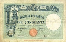 CARTAMONETA - BANCA d'ITALIA - Vittorio Emanuele III (1900-1943) - 50 Lire - Fascetto 31/03/1943 - Grande L Alfa 200; Lireuro 9A Azzolini/Urbini

Az...