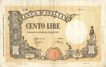 CARTAMONETA - BANCA d'ITALIA - Vittorio Emanuele III (1900-1943) - 100 Lire - Barbetti 15/03/1943 - Fascio Alfa 371; Lireuro 21B Azzolini/Urbini

Az...