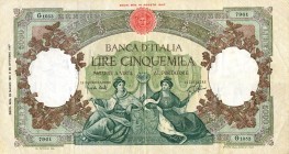 CARTAMONETA - BANCA d'ITALIA - Repubblica Italiana (monetazione in lire) (1946-2001) - 5.000 Lire - Rep. Marinare (medusa) 23/03/1961 Alfa 793; Lireur...