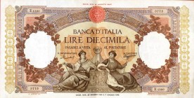 CARTAMONETA - BANCA d'ITALIA - Repubblica Italiana (monetazione in lire) (1946-2001) - 10.000 Lire - Rep. Marinare 26/05/1958 Alfa 837; Lireuro 73M R ...