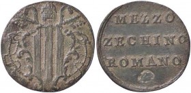 PESI MONETALI - ROMA - Benedetto XIV (1740-1758) - Mezzo zecchino - Stemma pontificio /R MEZZO ZECHINO ROMANO Mazza 569 R (BR g. 1,65) Ø 12

BB-SPL
