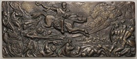 VARIE - Bronzi Battaglia di Parabiago del 1339, cm 22,5x9,5, gr. 865

SPL