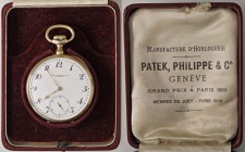 VARIE - Orologi da taschino Patek Philippe & Co, in oro, gr. 88,84, con confezione originale

Ottimo