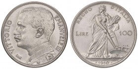 FALSI (da studio, moderni, ecc.) - Falsi (da studio, moderni, ecc.) - Vittorio Emanuele III (1900-1943) - 100 Lire 1910 Aratrice (MB g. 20,68)

SPL