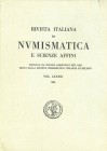 BIBLIOGRAFIA NUMISMATICA - RIVISTE Rivista Italiana di Numismatica e scienze e affini. Vol. LXXXIII, 1983

Nuovo